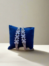 Elegant Floral Diamond Bangles